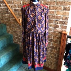 Vintage 80s Impromptu Dress